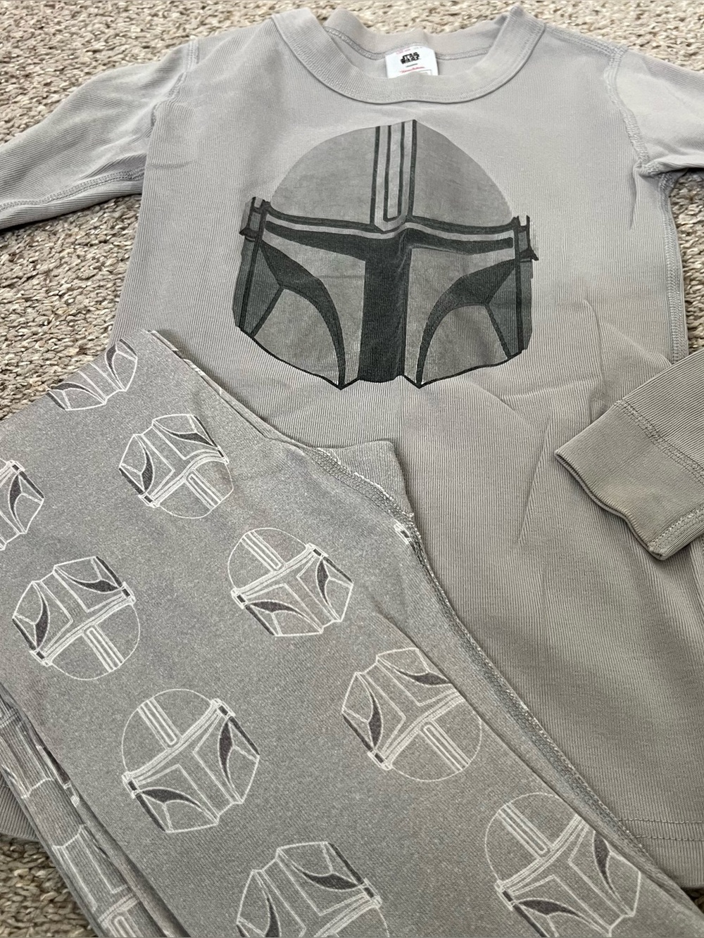 Hanna Andersson X Star Wars Mandalorian Organic Cotton Pajama Set Size 8